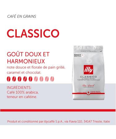 Illy CLASSICO Roasted Grind Coffee Beans 500g Pack - Buy Online on GoSupps.com