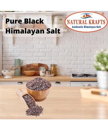 Himalayan Black Salt - Kala Namak Coarse - 500g Kala Namak - Contains 84+ Minerals - Perfect for Cooking - Buy Online on GoSupps.com
