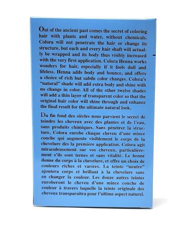 Premium Colora Henna Powder - Ash Brown | Natural Hair Dye for Vibrant Color | International Shipping Available - Buy Online on GoSupps.com