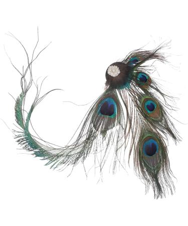 Healeved Hair Clip - Fashion Peacock Hair Pins Peacock Fascinator Peacock Hair Clip for Women and Girls - Fascinator - Buy Online on GoSupps.com
