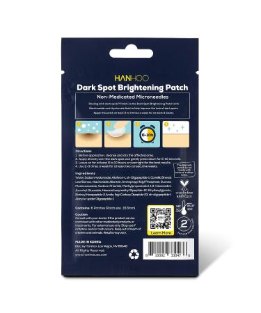 Hanhoo Dark Spot Brightening Patch - Non-Medicated Hydrocolloid (6 Patches) - Buy Online on GoSupps.com