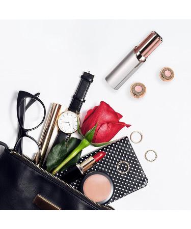 6 PCS Rose Gold Facial Hair Remover Replacement Heads for Women - Compatible with Finishing Touch Flawless Tool - 18K Gold Plated Blades - Includes Cleaning Brush - 2pcs - Buy Online on GoSupps.com