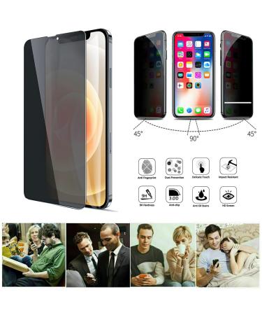 iPhone 14 - Data Protection Tempered Glass Privacy Screen Protector