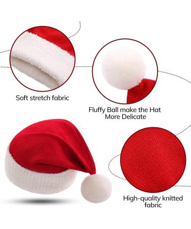 KONVINIT Baby Santa Hat - Knitted Toddler Christmas Hat for Boy/Girl 2-5 Years - Buy Online on GoSupps.com