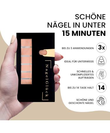NagelGl ck Nail Wraps | 32 Monochrome Nail Wraps (Raspberry) - Buy Online on GoSupps.com