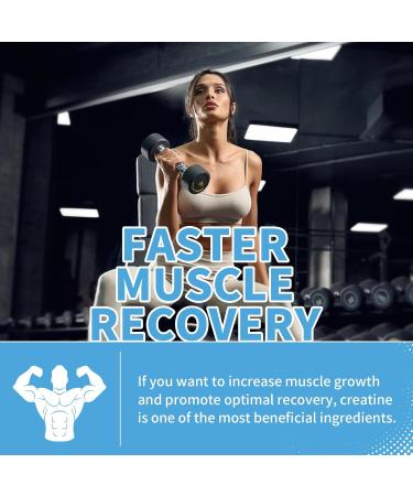 2 Pack Creatine Monohydrate Gummies - Vegan Chewable Muscle Builder & Energy Boost Supplement for Men & Women 120 Counts - Buy Online on GoSupps.com