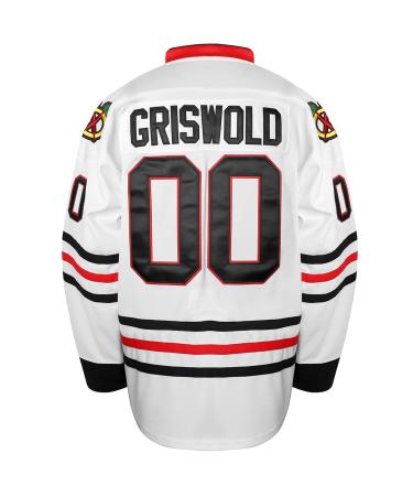 Clark Griswold #00 X-Mas Christmas Vacation Movie Hockey Jersey White