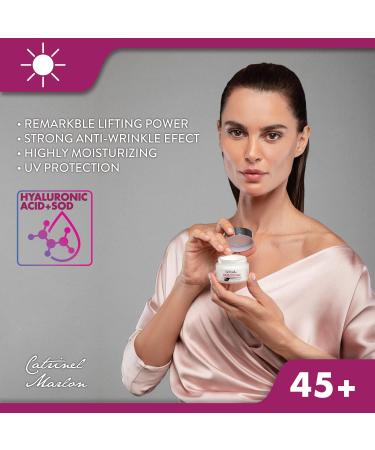 Intensely Moisturizing Anti-Wrinkle Face Cream with SPF 10 Lifting Effect Prevents Pigment Spots for Dry Dehydrated Mature Skin 50 ml - Buy Online on GoSupps.com