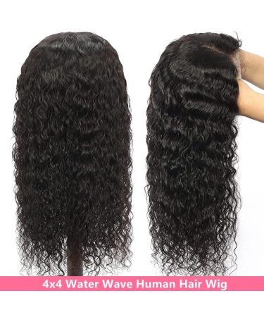 26 Transparent Lace Front Water Wave Wig - Brazilian Virgin Hair, Glueless Curly Wigs - Buy Online on GoSupps.com
