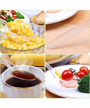 Plastic Spoons Ideal for Party Sturdy and Durable BBQ Picnic Home Office and Restaurant Use 100 Pack  - Buy Online on GoSupps.com