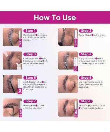 iTecFreely Brow Lamination Kit - Professional DIY Eyebrow Lamination for Thicker, Fuller Brows - Buy Online on GoSupps.com