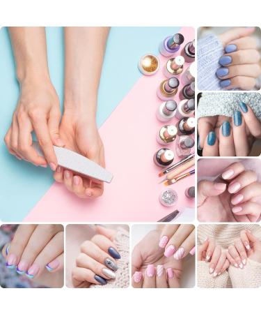 Professional Nail Files - 20 Pack 100/180 Grit Double-Sided Reusable for Gel & Natural Nails - Ideal for Salons & DIY Nail Art - Buy Online on GoSupps.com