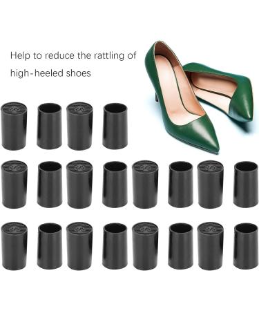 10 Pairs Black Polyurethane Heel Protectors - Wear Resistant Anti-Slip 3 Sizes (10mm Inner Diameter) for Replacement & Repair | International Shipping - Buy Online on GoSupps.com