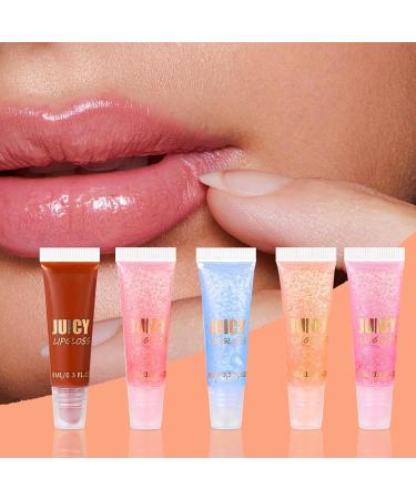  Generisch 8 Pcs Mother of Pearl Moisturizing Lip Gloss Lip Gloss Moisturizer Colored Pencil Instant Shine and Transparent Moisturizing Lip Care Products - Buy Online on GoSupps.com