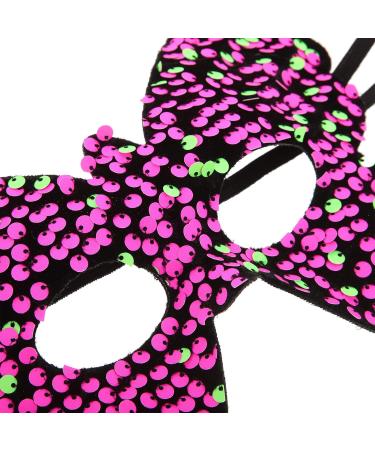 Sherchpry Sequin Butterfly Masquerade Mask - Carnival & Halloween Party Costume for Women | 19.50x14.00x0.50cm - Buy Online on GoSupps.com
