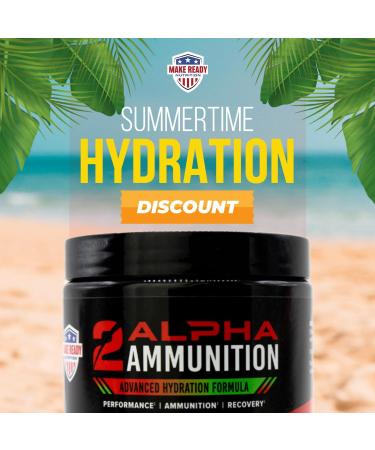 2ALPHA Cherry Limeade Hydration Powder - 304.5g | Energy Drink & Immune Support for Shooting Sports | Vitamin C Calcium D-Ribose & More - Buy Online on GoSupps.com