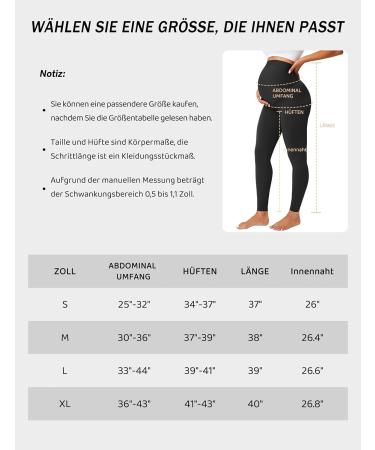 BAYDI Opaque Maternity Leggings - High Waist Stretch Pants for Pregnancy Comfortable Black Leggings for Expecting Moms - Buy Online on GoSupps.com