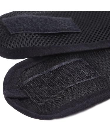 ZRQ 4 Pcs Deluxe Foam Mesh Wrap Bath Hair Makeup Wraps - Breathable Adjustable Non Slip Cool Mesh Fabric, Soft Satin Edge Laying Scarf for Women - Black - Buy Online on GoSupps.com
