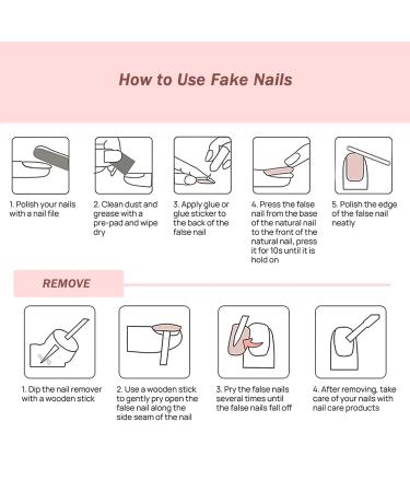 WOOXDYUK Nail Art Set Medium French Tip False Nails | 24 Pack with Jelly Glue Nail Rub Alcohol Pack & Remover | Premium Press on Nails for Stunning DIY Manicure - Buy Online on GoSupps.com