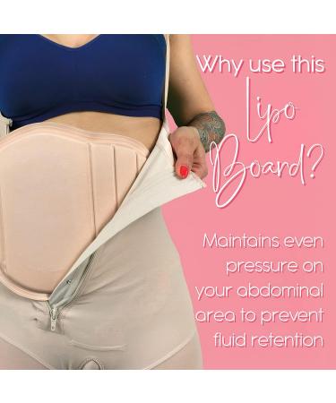 Lipo Board Post Surgery: Prevent Inflammation with Abdominal Tabla - Black - Buy Online on GoSupps.com