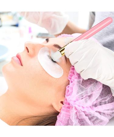 Pink 100 Pieces Lash Cleansing Brushes with Container - Eyelash Extension Cleanser Supplies - Buy Online on GoSupps.com