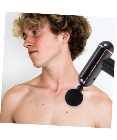 Fascia Massage Gun Set - Adjustable Portable Impact Massager & Metal Accessories - Mini 14.5x14x4.2cm Black | International Shipping Available - Buy Online on GoSupps.com