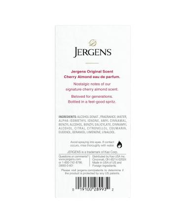 Jergens Cherry Almond Perfume for Women - 1.7oz | International Shipping Available - Buy Online on GoSupps.com