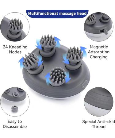 Buy BIBIRE Wireless Scalp Massager for Dogs & Cats | IPX7 Full Body Massage Brush | Boost Hair Growth & Relieve Stress - Buy Online on GoSupps.com