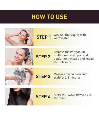 2-in-1 Blackening Shampoo for Black Hair - Quick Nourishing Hair Dye for Men & Women | Easy to Use Hair Dye Bibs - Buy Online on GoSupps.com
