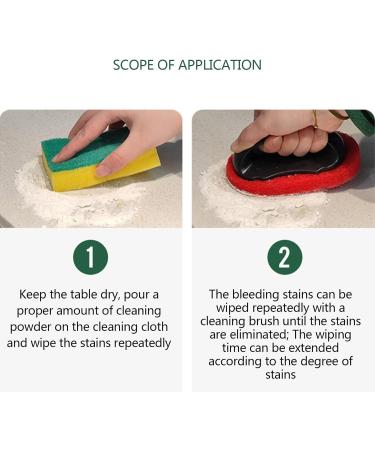 Stone Cleaning Powder | 5.3 oz Stone Cleaning Powder - Protective Stone Maintenance Tile Polishing Powder for Bathroom Kitchen Outdoor Use - Buy Online on GoSupps.com