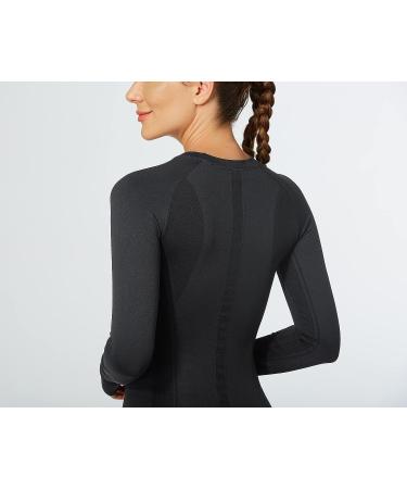 MathCat Women's Short Sleeve Workout Shirt - Quick Dry Gym Athletic Top for Yoga - Black, Small - Buy Online on GoSupps.com