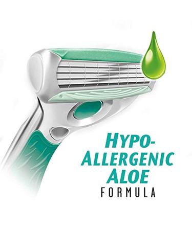 Schick Quattro Women's Razor Blade Refills - 4 Count, Hypo-Allergenic Aloe formula - Buy Online on GoSupps.com
