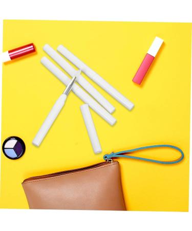 FOMIYES 4pcs Silicone Eyeshadow Lip Wands Lip Brush White Convenient Lipstick - Buy Online on GoSupps.com