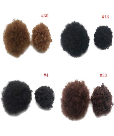 Buy Coolbers Afro Puff Drawstring Ponytail - Small #1B Synthetic Kinky Curly Hair Bun Extensions for International Shipping - Buy Online on GoSupps.com