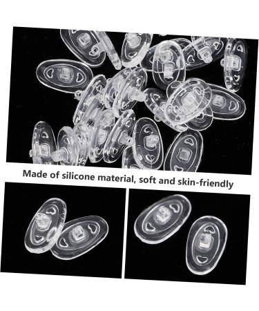 50-Piece Silicone Gel Nose Pads for Glasses | Slide-Resistant White Sunglasses Accessories | Comfortable Air Chamber Replacement - Buy Online on GoSupps.com