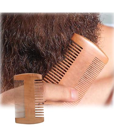 Men's Sandalwood Beard Comb - Anti-Static Moustache & Labour Comb - Buy Online on GoSupps.com