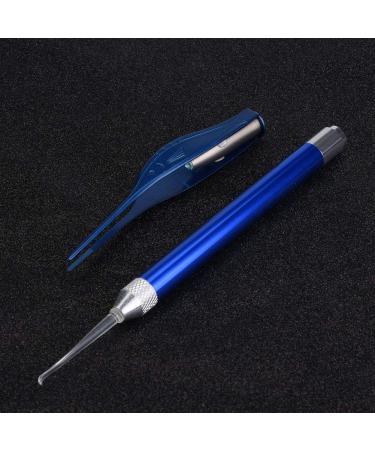 SourceTon Ear Pick Earwax Removal Kit - Blue | Cleansing Tool Set with Storage Box and Cleaning Brush - Buy Online on GoSupps.com
