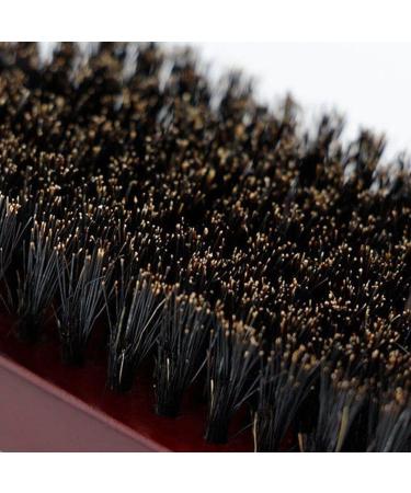 Natural Wild Boar Bristle Men's Beard Brush - Stiff Frank Brush for Grooming & Shaving - Mustodel Cleaning & Hair Styling Comb - Buy Online on GoSupps.com