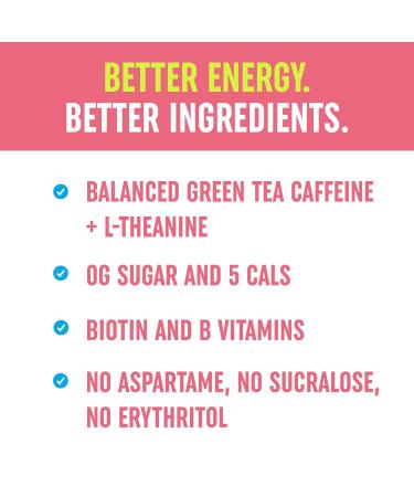GORGIE Estsellers Variety Sugar Free Natural Energy Drink Sparkling  Healthy Energy Drinks Green Tea Biotin B Vitamins 50mg Caffeine  Vegan  & Low Calorie - Pack of 12 - Buy Online on GoSupps.com