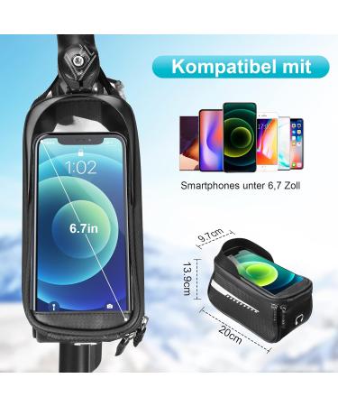 Cool Bike Frame Bag - Ideal Father's Day Gift Birthday Surprise for Men Perfect Bicycle Accessory for Cyclists & Teens Great Easter & Christmas Gift - Buy Online on GoSupps.com