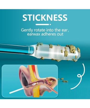 Ear Wax Removal Tools 48 Pack Ear Cleaning Tool Reusable Ear Stick for Kids and Adults 48pcs - Buy Online on GoSupps.com