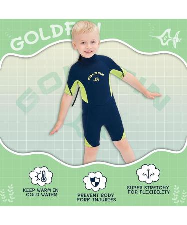 Kids 3mm Neoprene Wetsuit for Boys and Girls - Back Zip  Keep Warm for Cold Water  Ideal for Paddleboarding  Snorkeling  Surfing  and Swimming - Buy Online on GoSupps.com