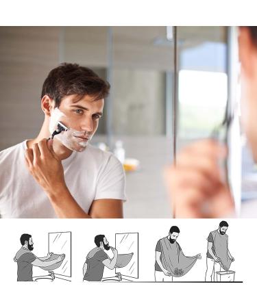 CBRPVT 2 PCS Beard Bib with 4 Suction Cups Beard Catcher Shaving Bib Beard Apron Beard Accessories Beard Hair Catcher for Shaving And Trimming - Buy Online on GoSupps.com