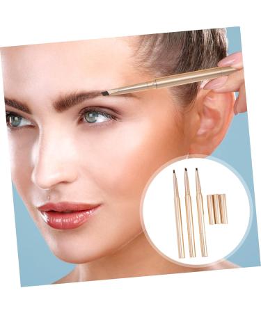 Healeved 3pcs Eyebrow Pencil Eyebrow Pencil Waterproof Brown Eyebrow Pencils Brow Pencil Black Abs - Buy Online on GoSupps.com