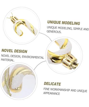 Cabilock Artificial Garland 18 Pcs Crutch Pendant Children s Toys Christmas Hanging Ornaments Candy Crutch Christmas Pendant Set - Buy Online on GoSupps.com