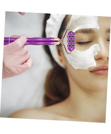 DOITOOL Facial Tool Facial Eye Care Hand Tools Eyelid Wisking Tool Electric Under Eye Roller Metal Eye Roller Eye Tool Dark Circle Remover Eye Mini Eye Supplies Purple Face - Buy Online on GoSupps.com