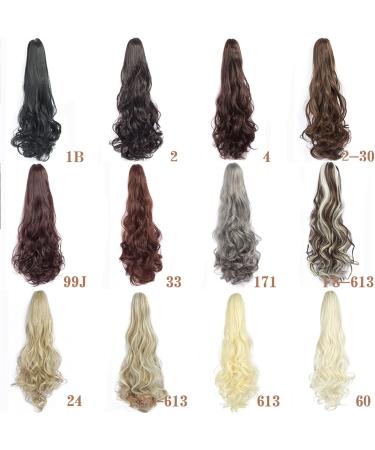 Ponytail Extensions 24inch Synthetic Claw Clip On Straight Ponytail Hair Extension Ponytail Extension Hair for Women Pony Tail Hair Hairpiece for Women(Color:60-01) - Buy Online on GoSupps.com