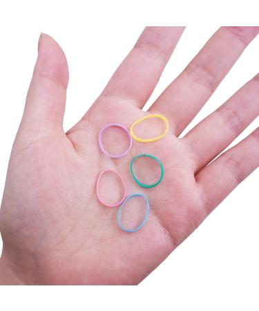 SourceTon Hair Ties - 2500 Colorful Mini Rubber Bands & Topsy Tail Tool for Toddlers & Girls - Ideal for Hair Styling & Accessories - Buy Online on GoSupps.com