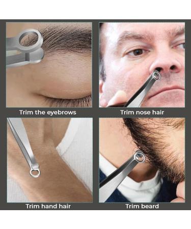 UNbit Nose Hair Trimmer Nose Hair Trimming Tweezers Nose Trimmer Tweezer Round Tip Perfect Steel Nose Hair Removal Trimming Nose Hair Removal Tweezers Trimmer - Buy Online on GoSupps.com