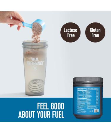 Vital Performance Chocolate Whey Protein Powder - 21 Servings | High-Quality Protein for Optimal Recovery - Buy Online on GoSupps.com